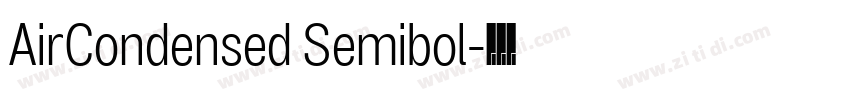 AirCondensed Semibol字体转换